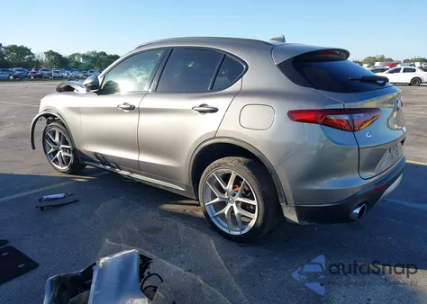 2018 Alfa Romeo Stelvio Ti Sport Awd from USA, damaged, VIN ZASFAKNN0J7B60841